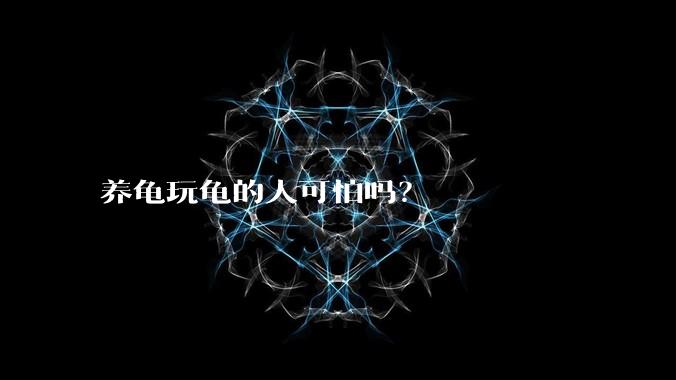 养龟玩龟的人可怕吗？