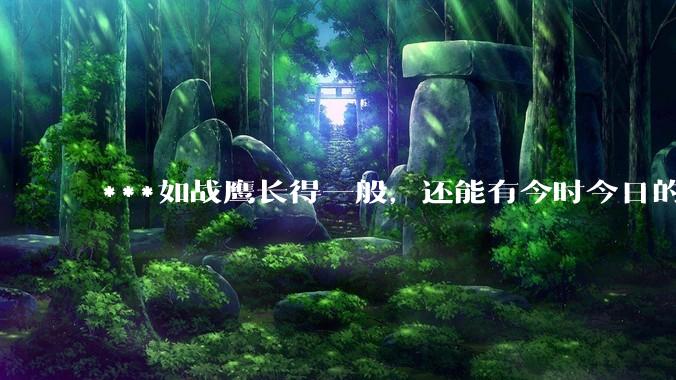***如战鹰长得一般，还能有今时今日的影响力吗？