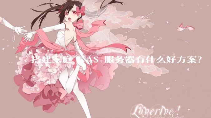 搭建家庭 NAS 服务器有什么好方案？