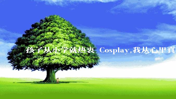 孩子从小学就热衷 Cosplay,我从心里真心接受不了，又不愿打击孩子，该咋办？
