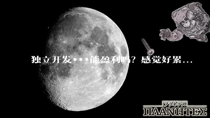 独立开发***能盈利吗？感觉好累...
